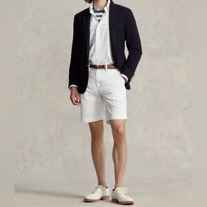 Polo Ralph Lauren 10-inch Relaxed Fit Chino Short, (White) Size 36 Waist